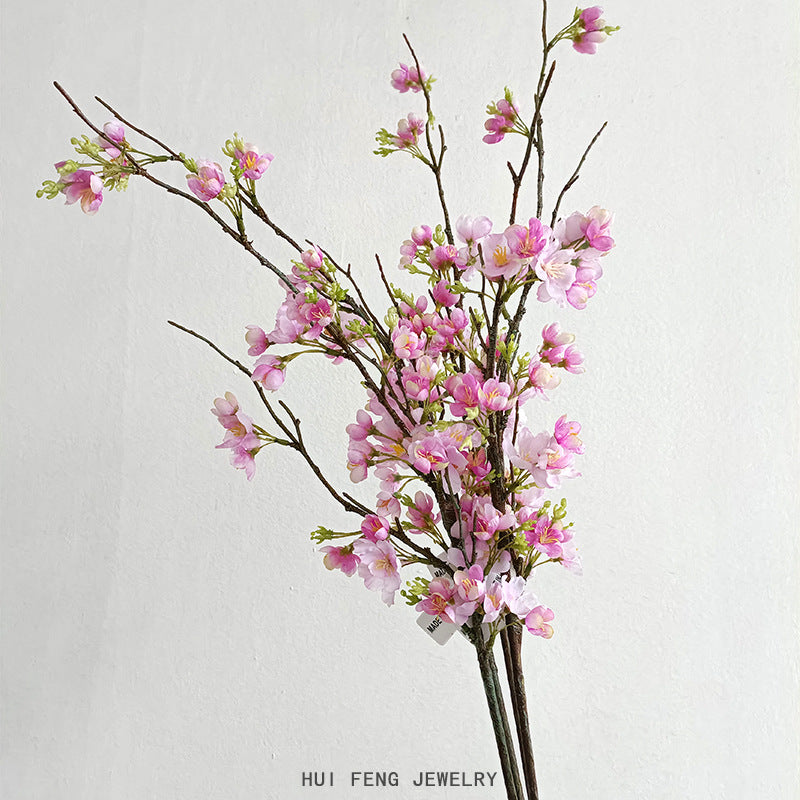 Simulated Begonia and Sakura Wedding Flower Decor