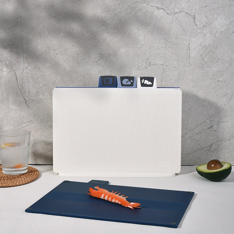 5-Piece Baby Food Cutting Board Set with Storage Rack