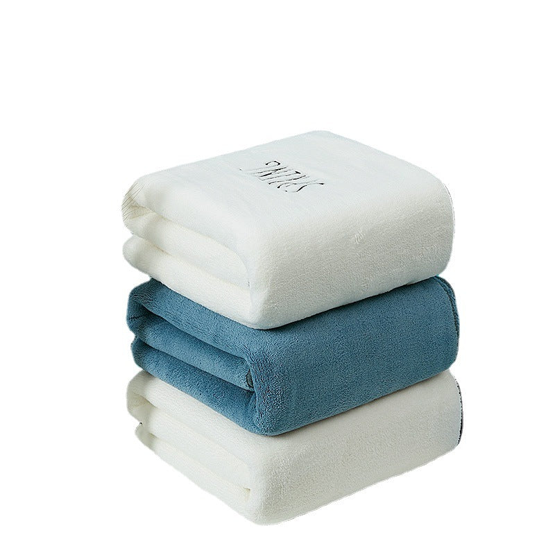 Women’s Coral Velvet Bath Towel – Quick-Dry & Lint-Free