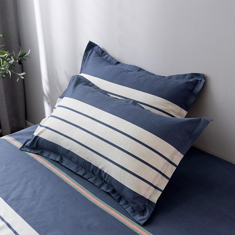 Washed Cotton Pillowcase Pair for Spring & Summer