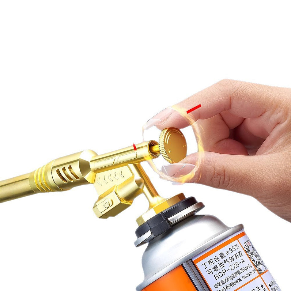 Portable Turbo Flamethrower Spray Gun for BBQ & Outdoor Use