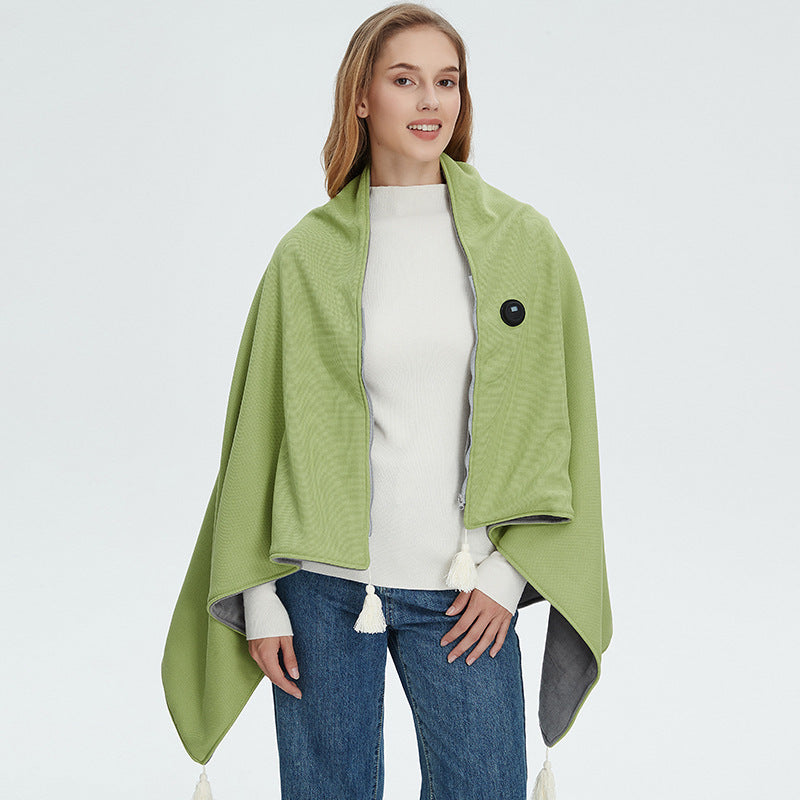 Cross-Border Heating Shawl Warm Blanket Winter Office Use