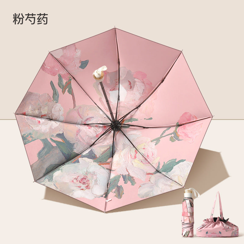 Double-Layer Vinyl Sun Umbrella – UV Protection & Dual Use