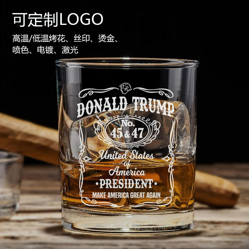 Transparent Glass for Wine, Whiskey, Beer