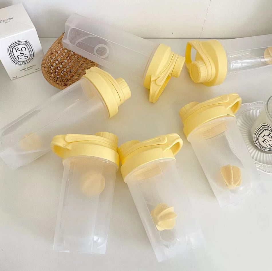 500ml Ins Style Shaker Water Bottle for Girls