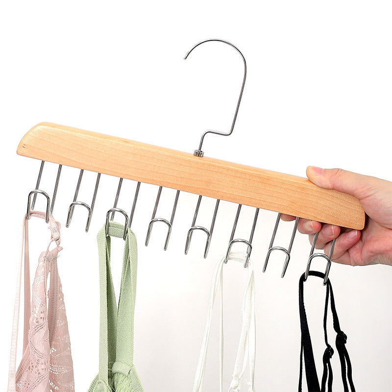 Solid Wood Sling Hanger for Dorm & Home Use (Pack of 5)
