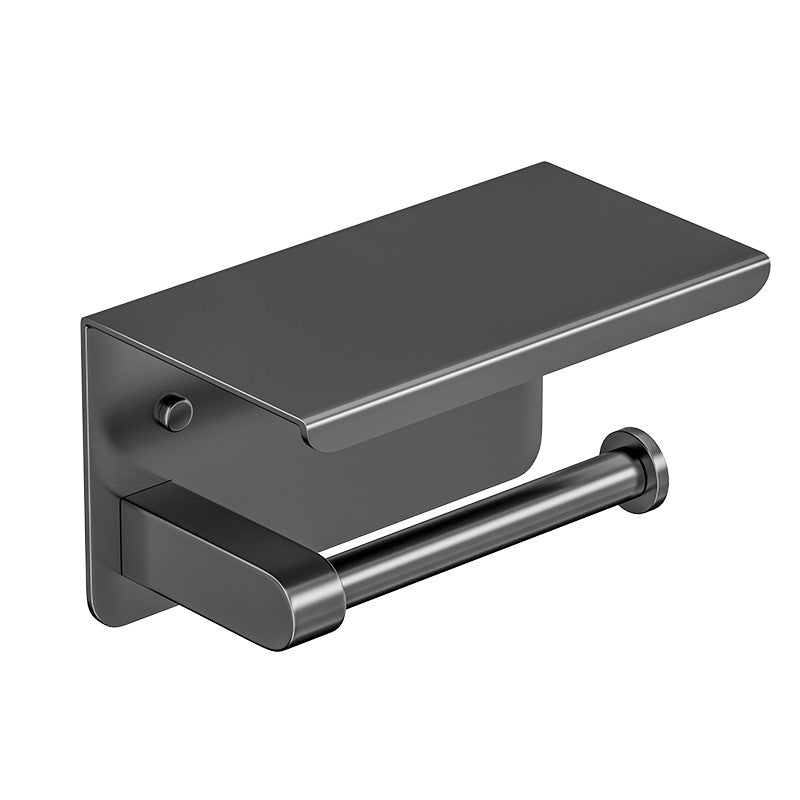 Punch-Free Wall-Mounted Toilet Paper & Phone Holder