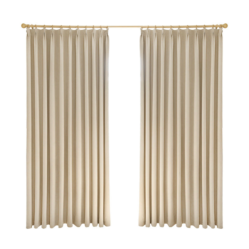 Cream Style Cashmere Chenille Shading Curtain