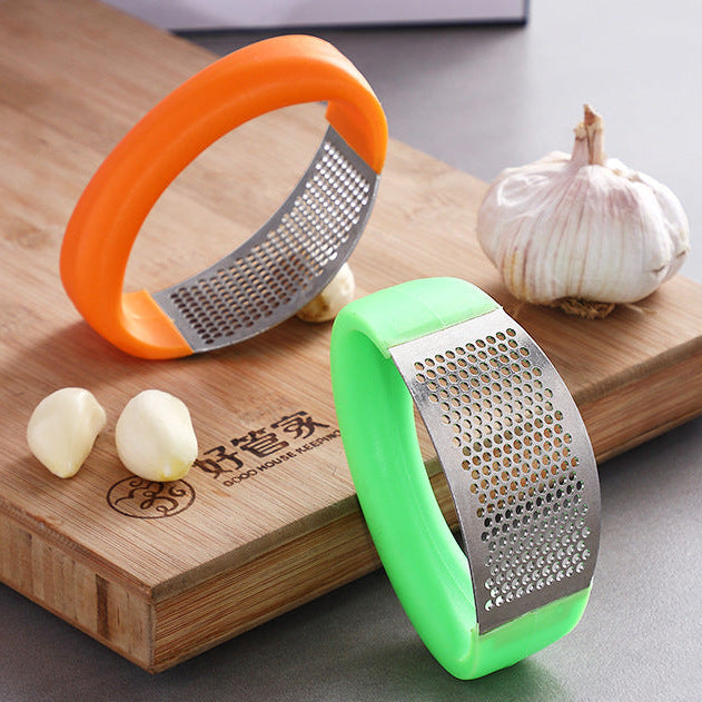 Stainless Steel Handheld Garlic & Ginger Press