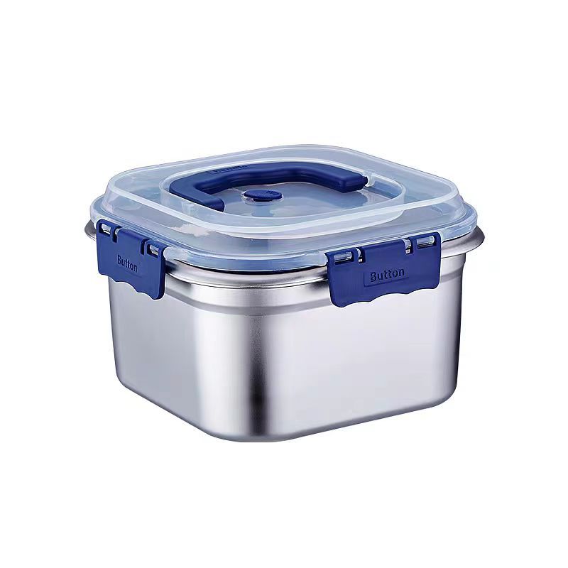 Square Thickened Stainless Steel Storage Box