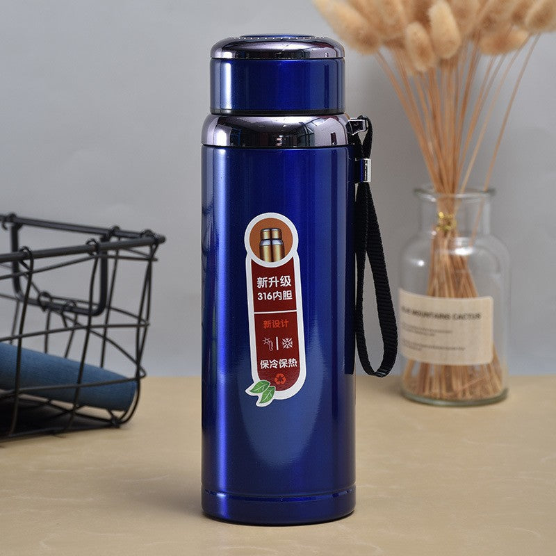 316 Steel Star Thermos Cup – Large Capacity Outdoor Kettle