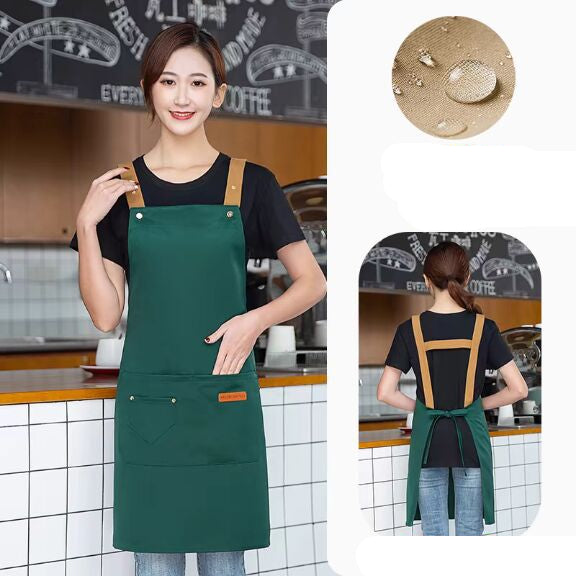 Canvas Apron for Coffee & Flower Shops