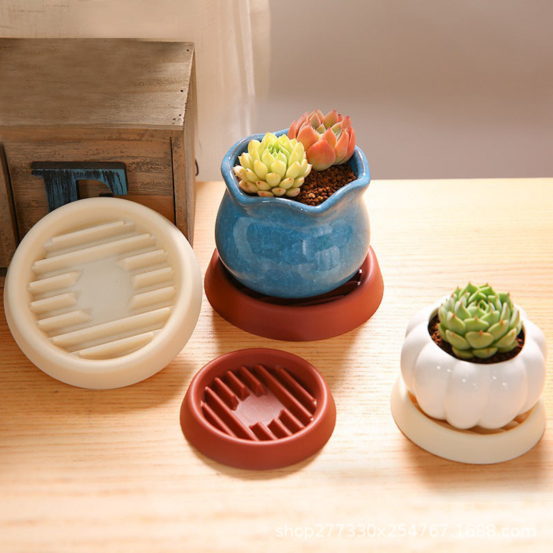 Thickened Drain Tray for Flower Pots – Root Protection Design (10 pc)