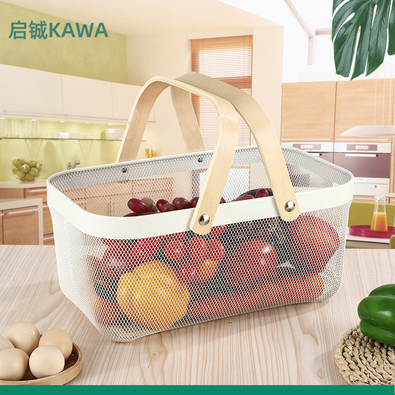 Portable Storage Basket | Fruit & Vegetable Organizer