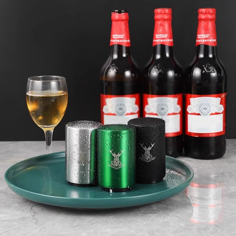 Push-Type Stainless Steel Beer Bottle Opener