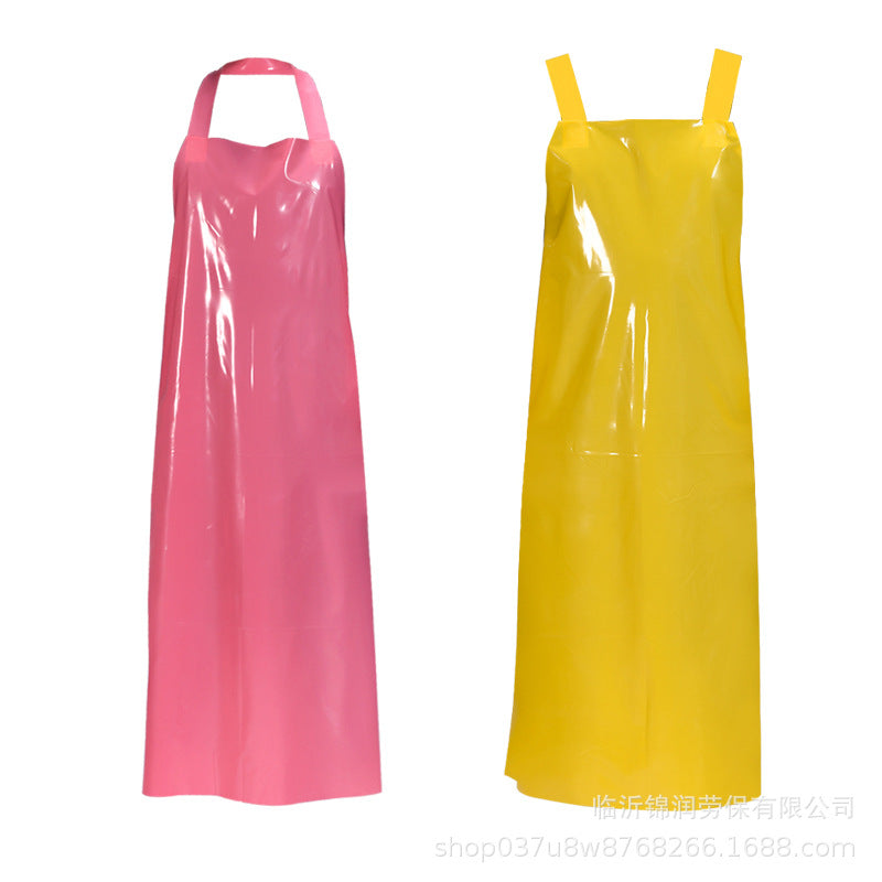 Wash-Free TPU Waterproof Apron with Sleeves