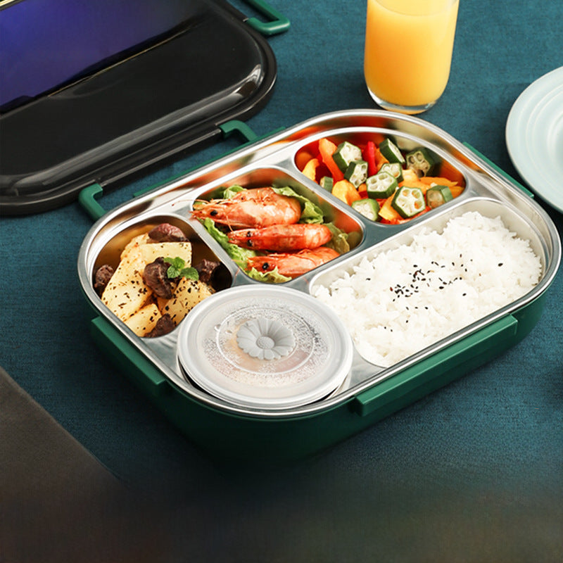 304 Steel Lunch Box – Microwaveable & Leak-Proof Bento
