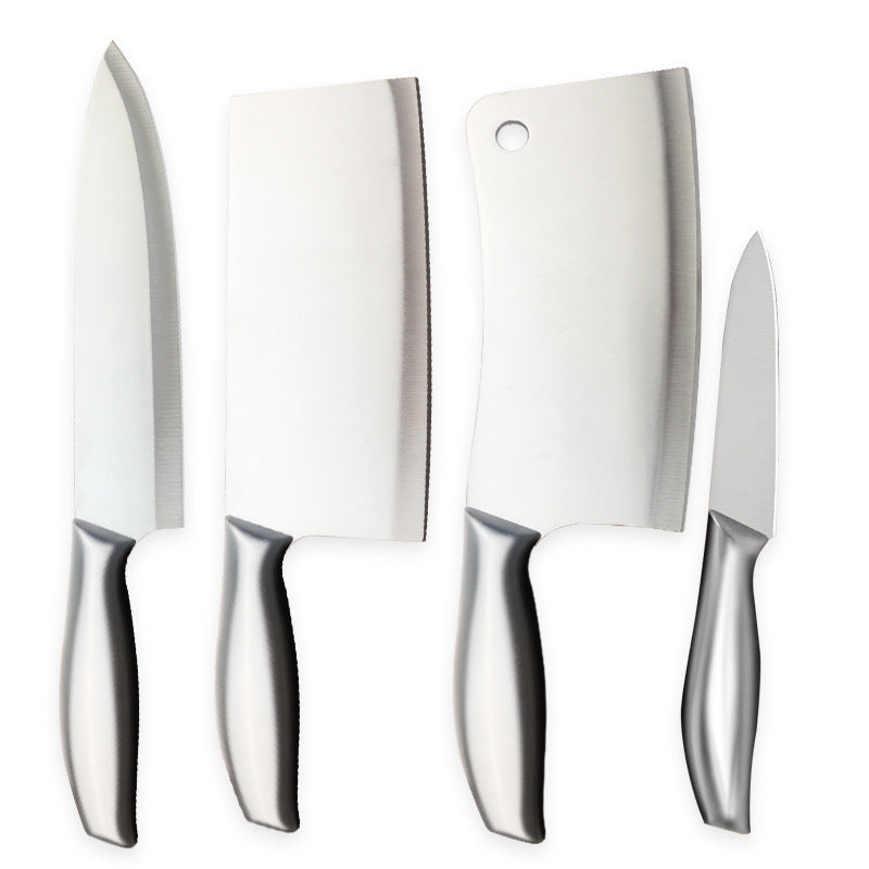 4-Piece Stainless Steel Kitchen Knife Set with Hollow Handle
