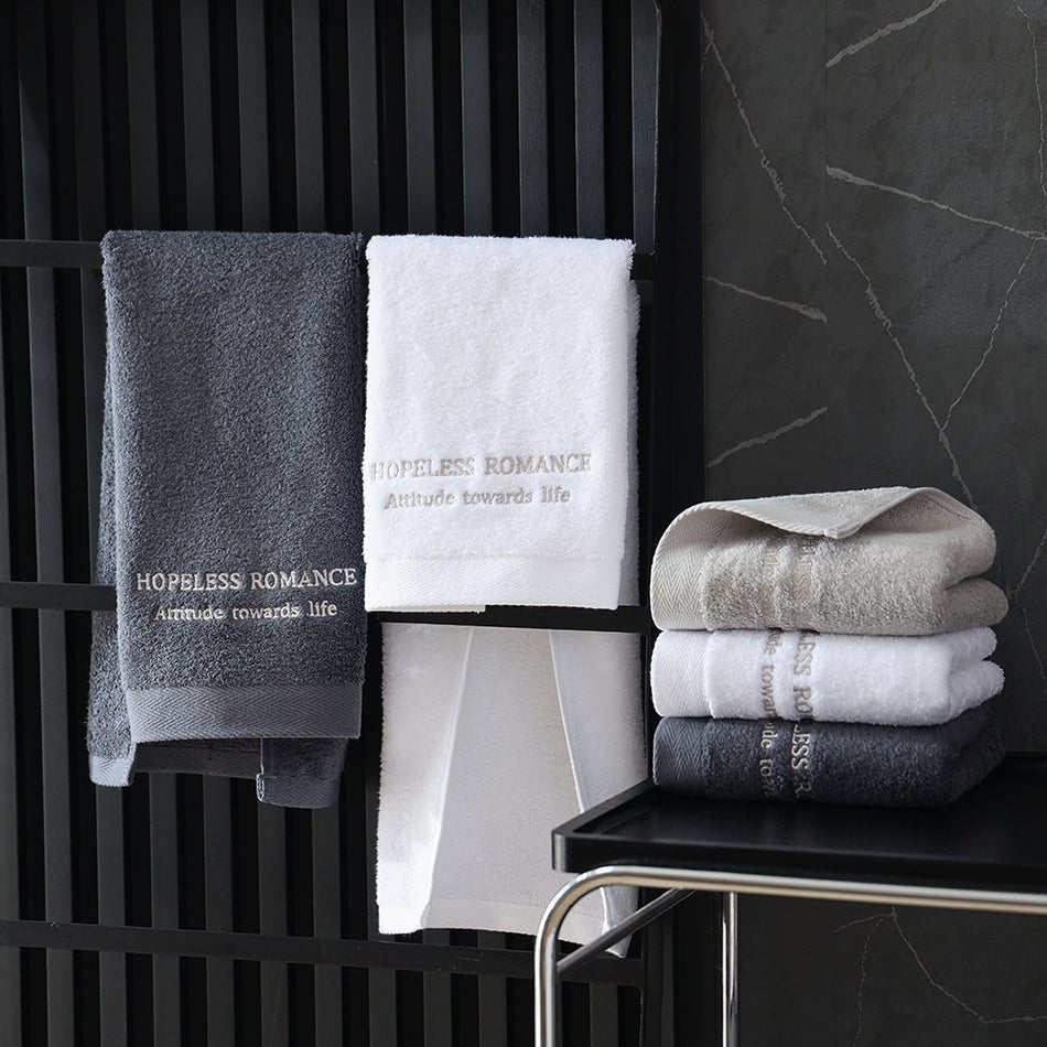 Combed Cotton Hotel Bath Towel 500g Thick & Absorbent