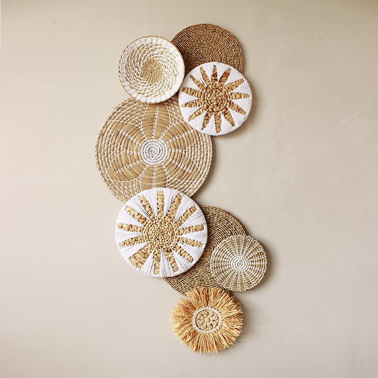 Rattan Wall Hanging  Silent Style Home Decor Pendant