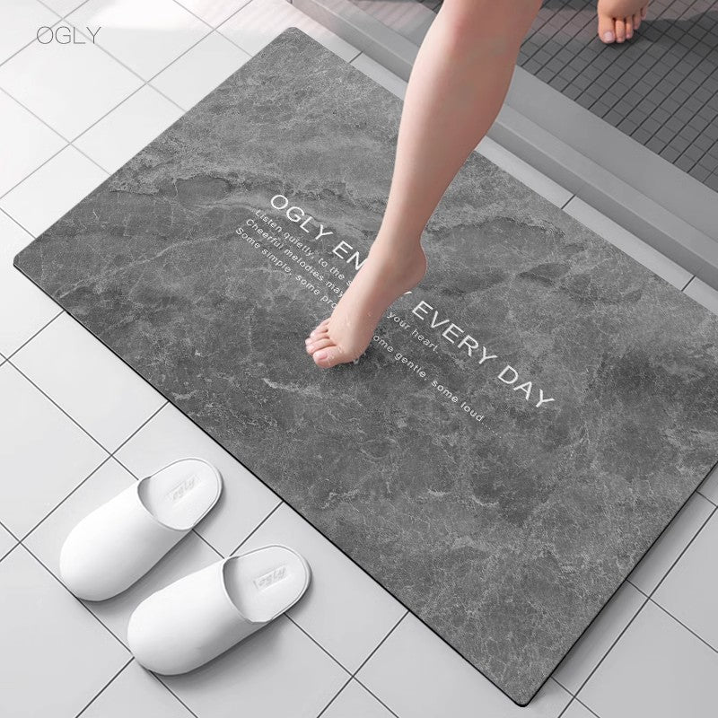 Soft Diatom Mud Quick-Dry Bathroom Floor Mat