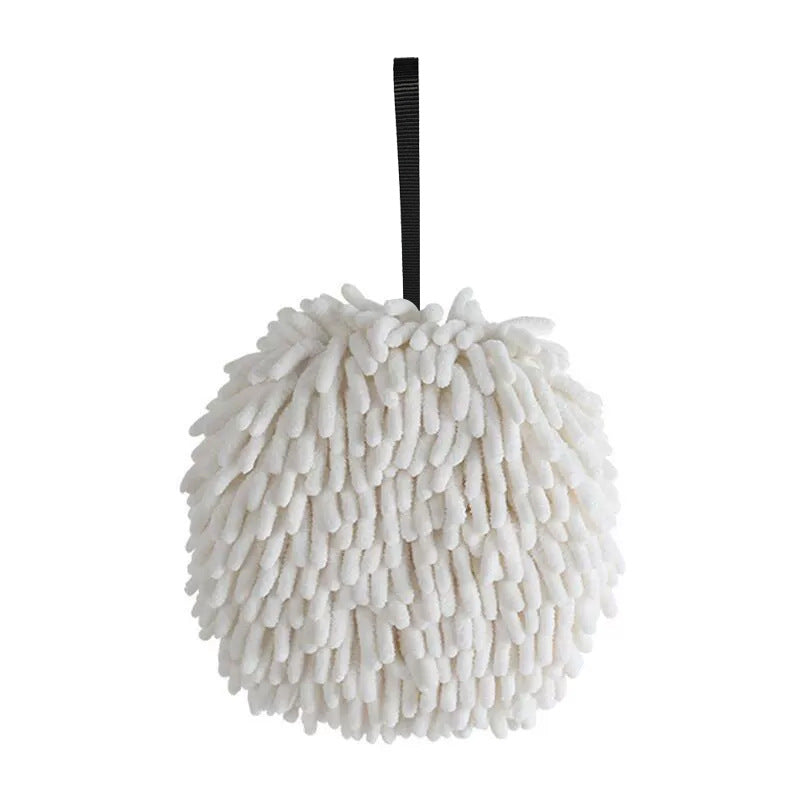 Chenille Hanging Hand Towel – Cute & Quick-Drying