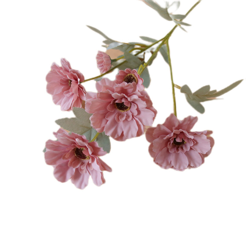 Zinori Small Daisy Artificial Flowers – Faux Mini Daisies for Wedding, Auditorium & Home Decoration (Wholesale & Cross-Border)