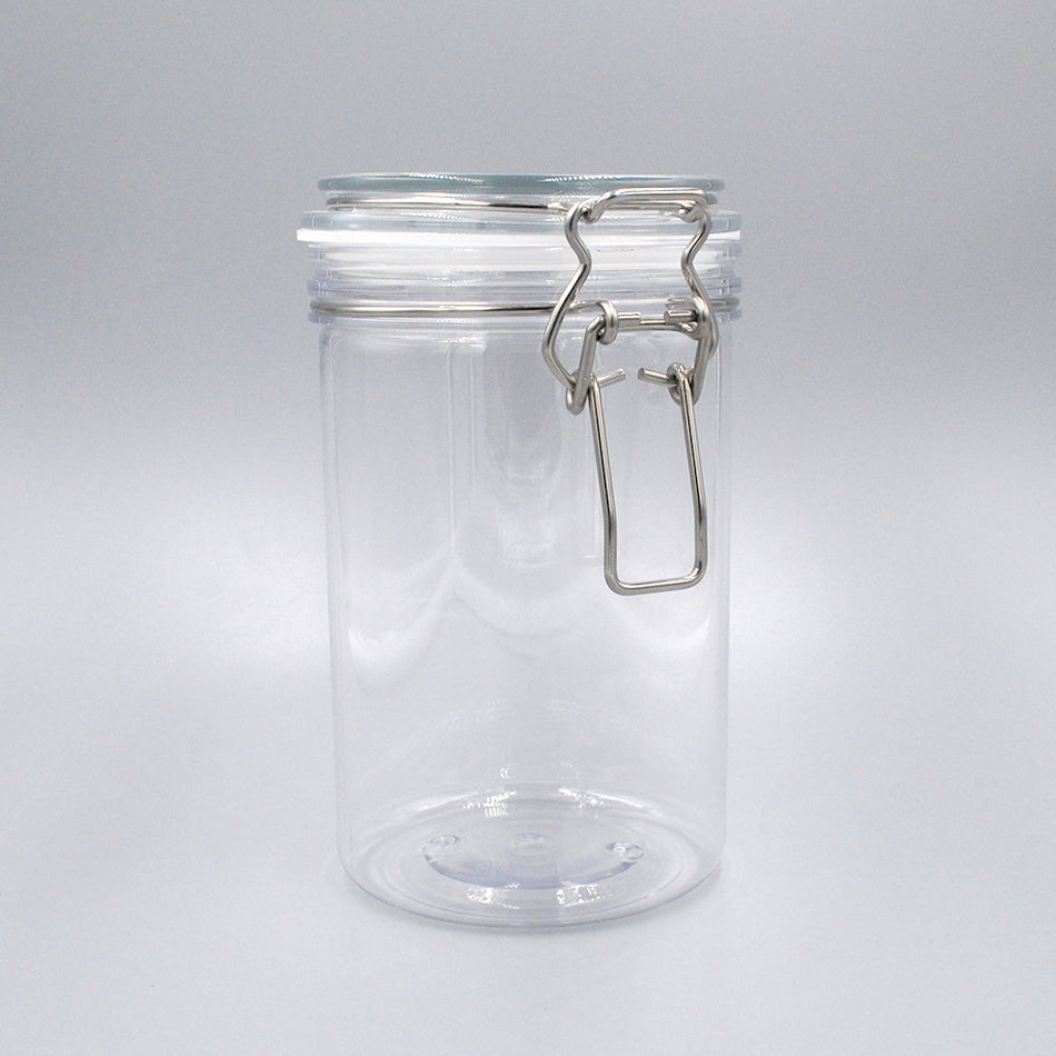 750ml Plastic Sealed Jar Food Candy Tea Storage Jar