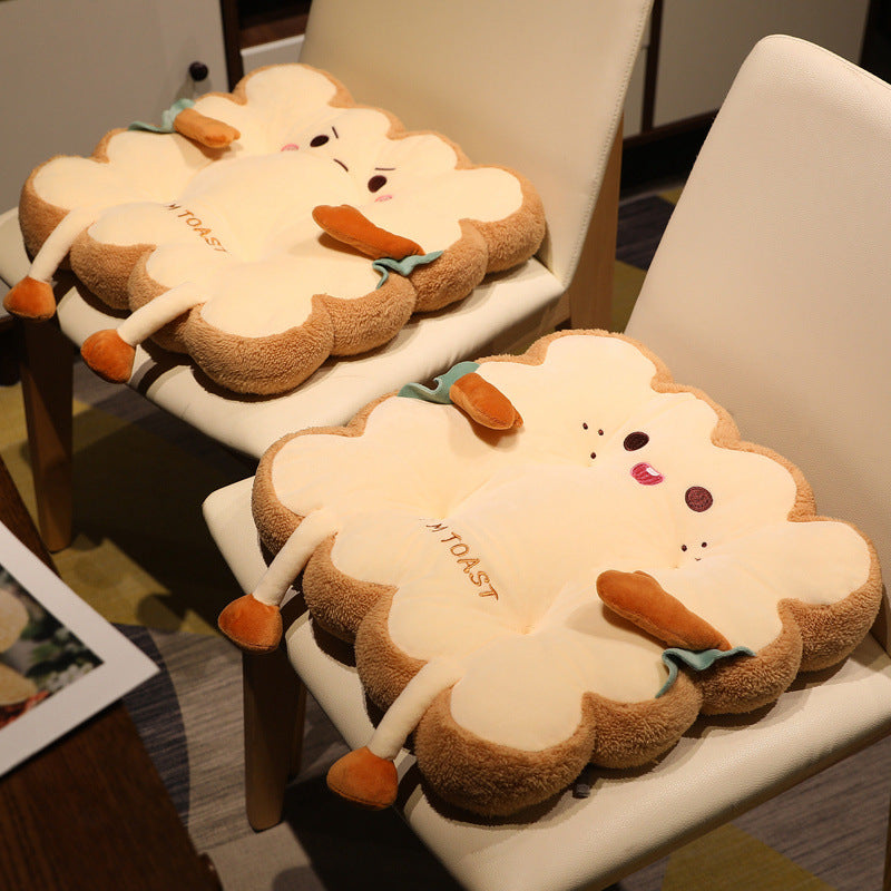 Cute Toast Seat Cushion – Office & Floor Chair Cushion