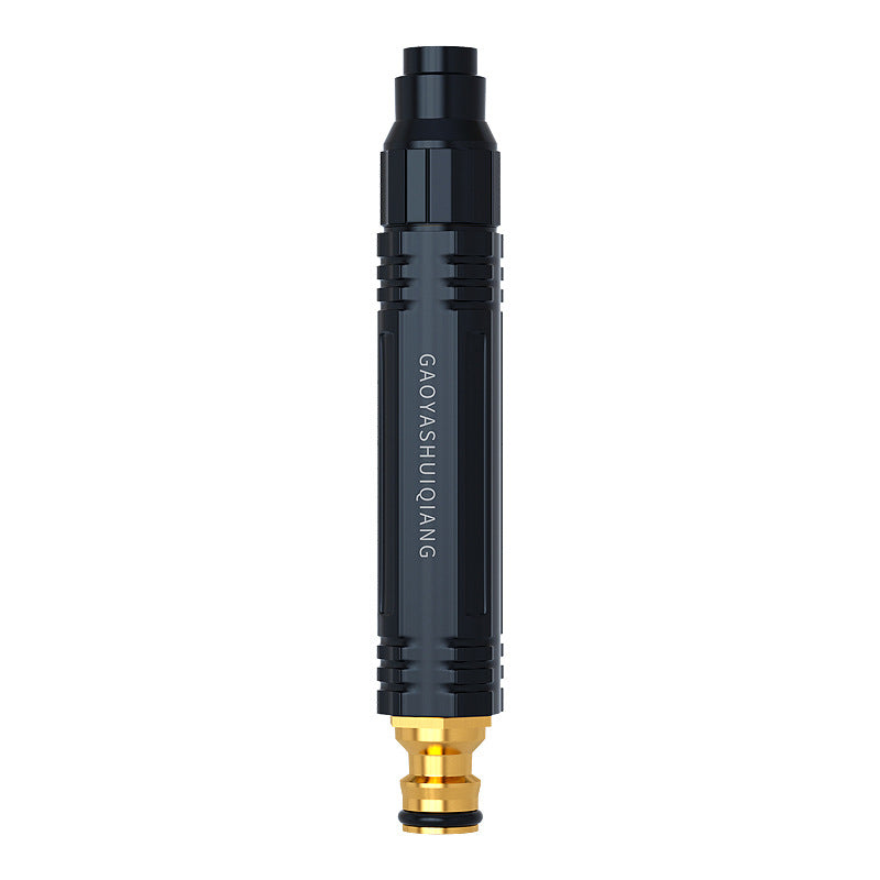 Black Rocket High Pressure Water Gun Kit with Hose