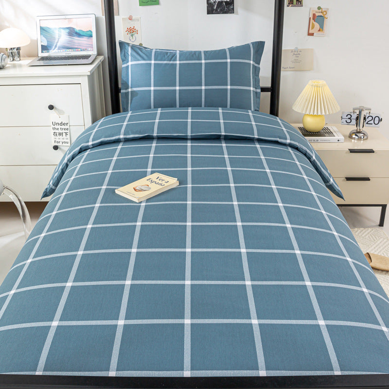 Cotton Dorm Bedding Three-Piece Comfort Set