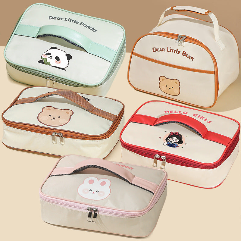 Cartoon Aluminum Foil Lunch Bag – Insulated & Portable
