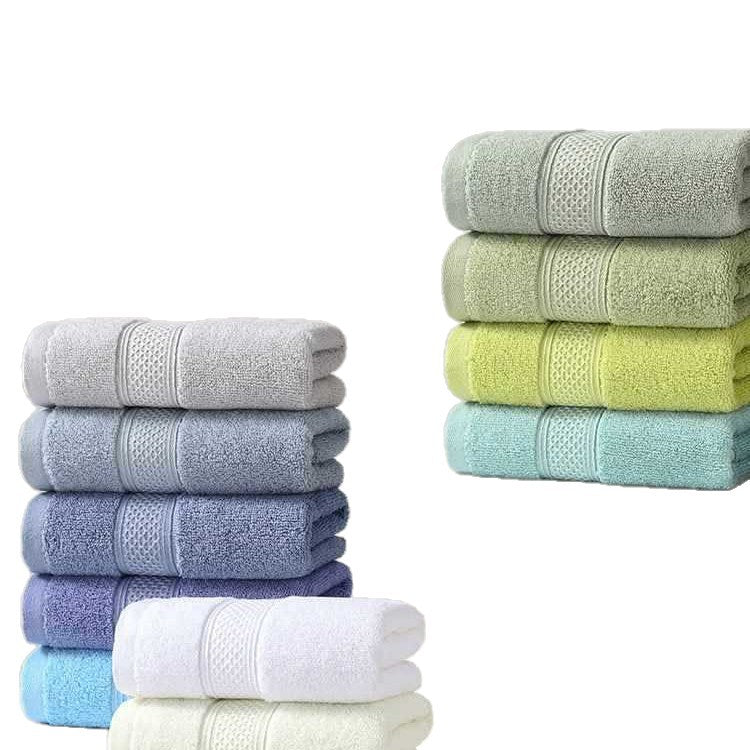 Pure Cotton Thick Face & Bath Towel – Soft Absorbent
