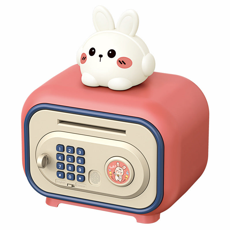 Children’s Cartoon Piggy Bank – Auto Roll & Dual Unlock