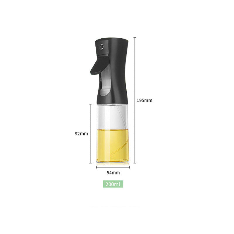 Air Pressure Glass Oil Spray Bottle for Kitchen