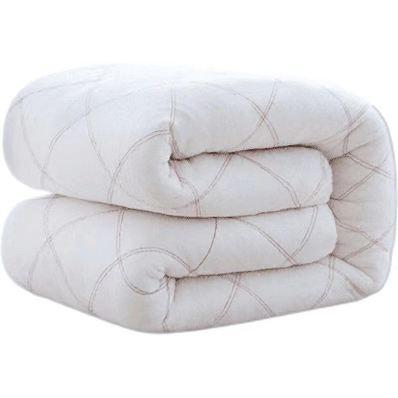Cotton Wool Mattress Quilt Thickened for Dormitory Use