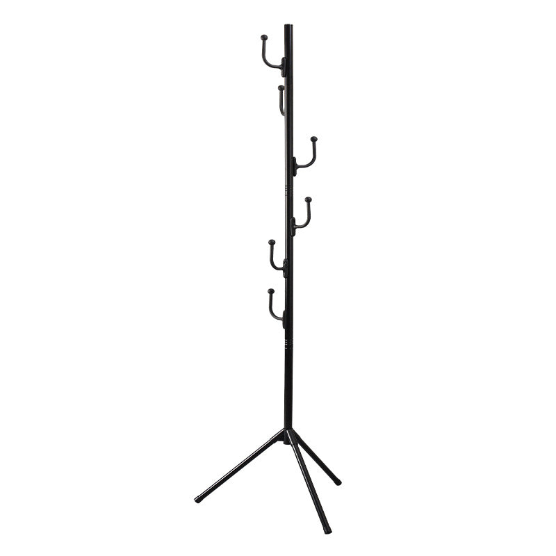 Carbon Steel Floor Coat Rack – Single Pole Bedroom Clothes Hanger