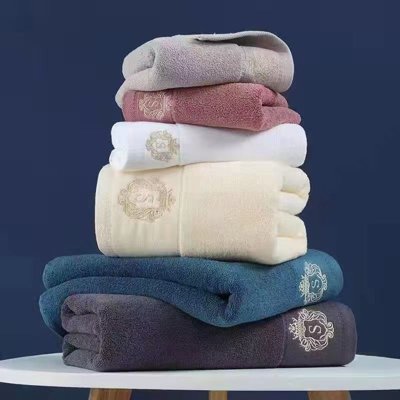 Cotton Face Towel – Hotel Quality Absorbent & Lint-Free - 2 Pc