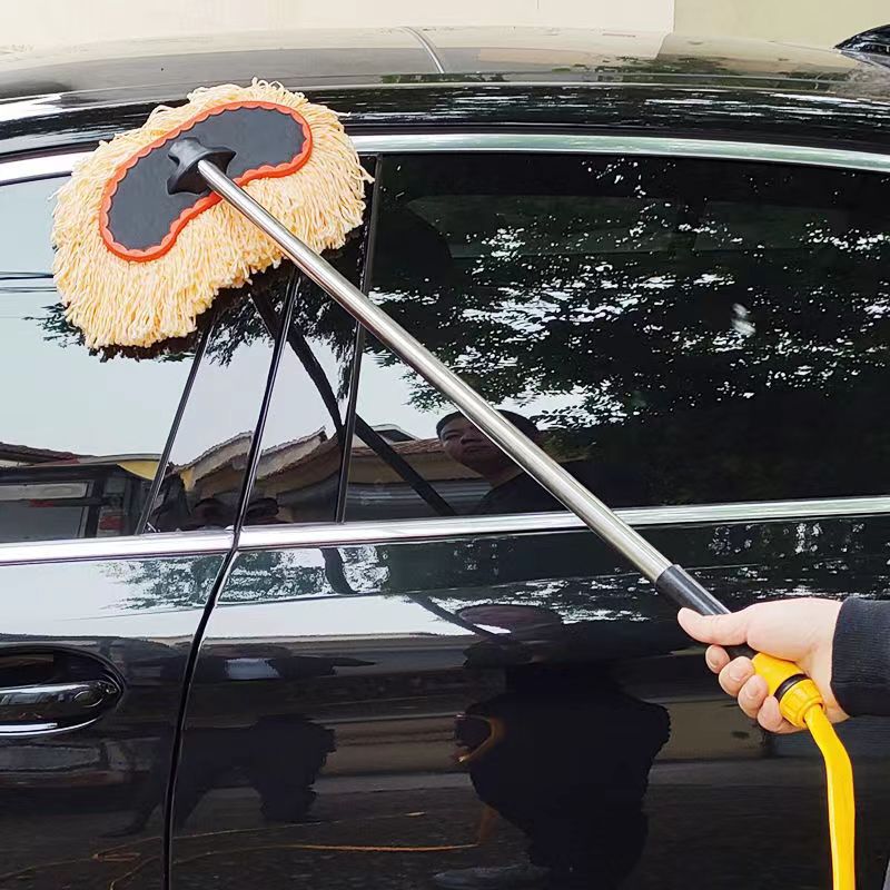 Car Wash Mop & Brush Set for Dust and Wax Cleaning