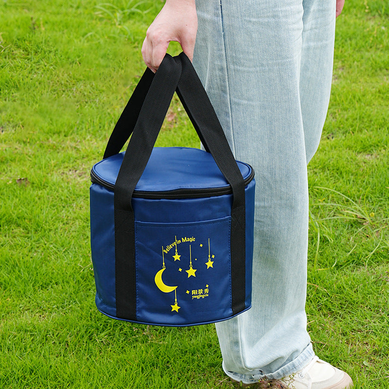 Satchel Insulation Bag 1.6L Outdoor Picnic Aluminum