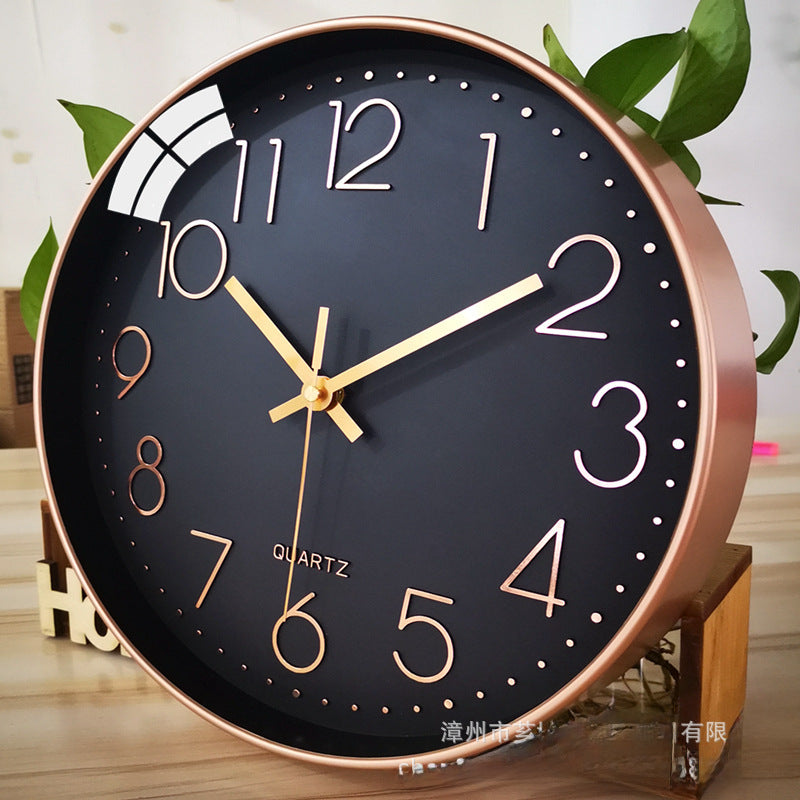 12-Inch Modern Quartz Wall Clock – Simple & Stylish