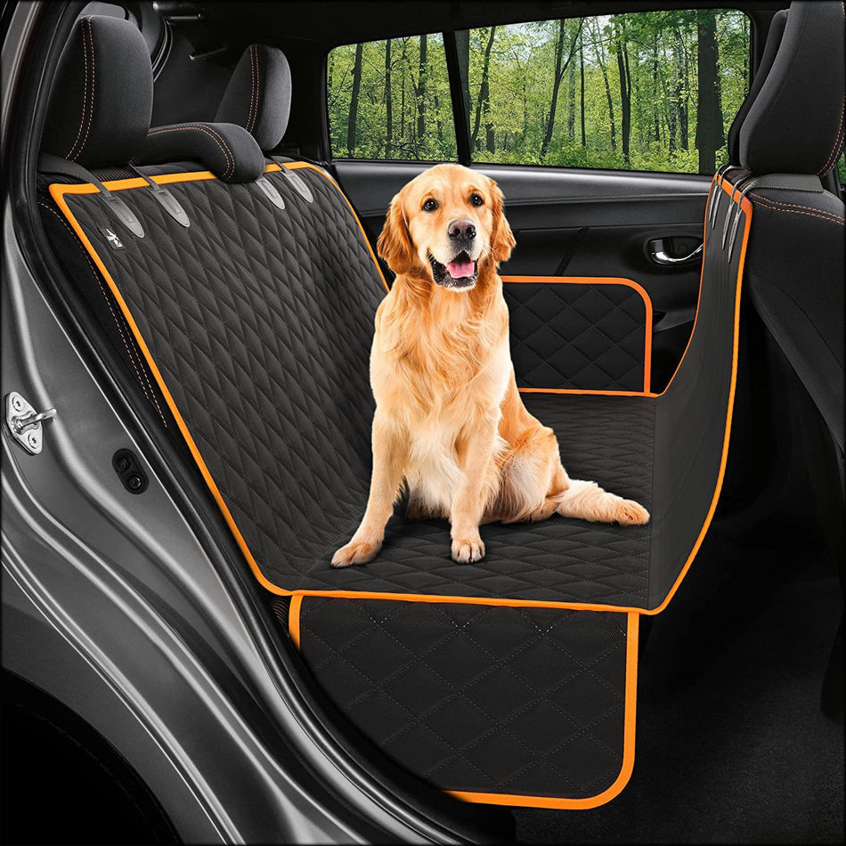 Waterproof Pet Car Mat | Dog Travel Rear Seat Cover