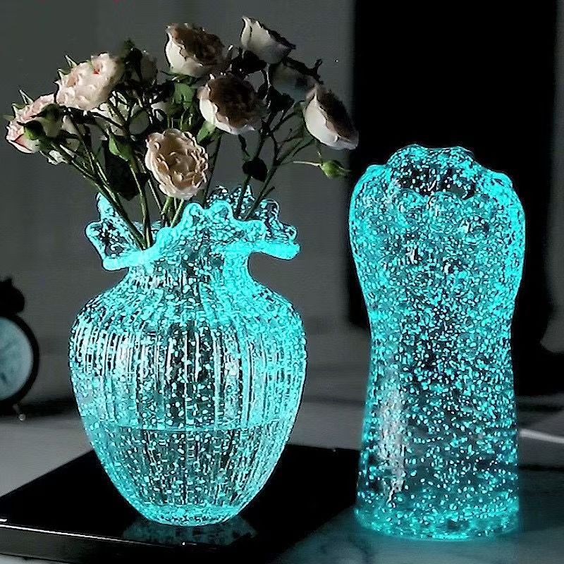 Creative Luminous Glass Vase for Home Decoration