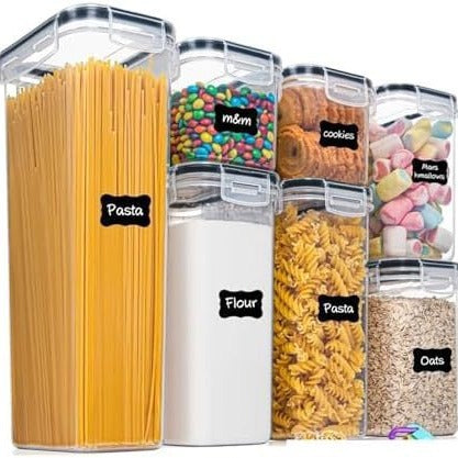 7-Piece HJINGBIN Airtight Kitchen Storage Set