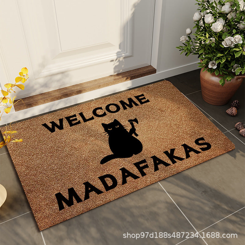 Coconut Palm Outdoor Door Mat – Non-Slip, Customizable Cut