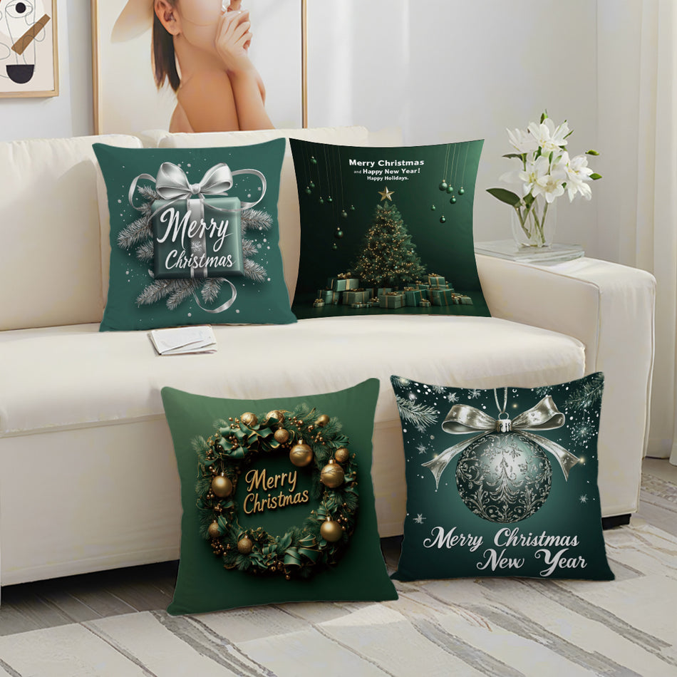 Christmas Decorative Pillow Cover – Sofa & Office Cushion