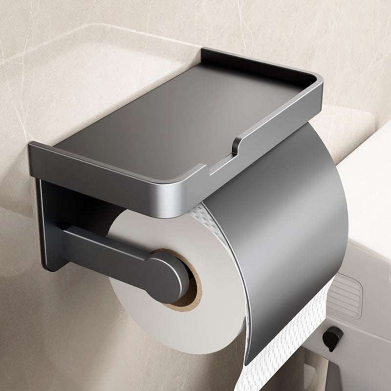 Wall-Mounted Toilet Paper Box & Tissue Storage Rack