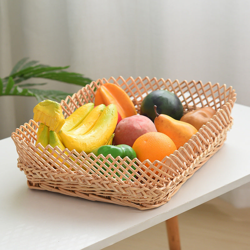Willow Fruit & Vegetable Storage Basket for Home