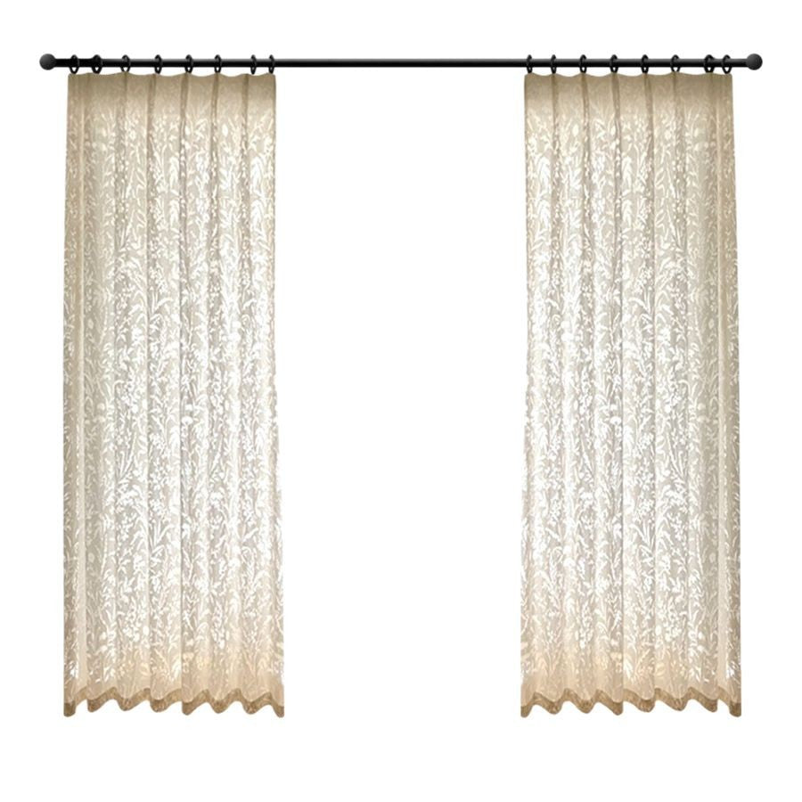 2025 Moon Branch Sheer Curtain for Balcony