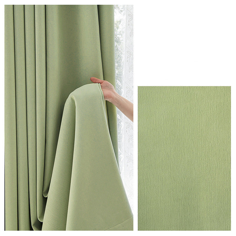 Red Chenille Full Blackout Curtain from Keqiao